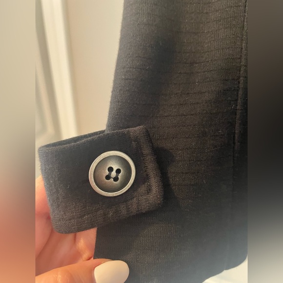 Black Nic + Zoë Black Double Button Ponte Fall Jacket Size XL in good condition - Picture 4 of 7